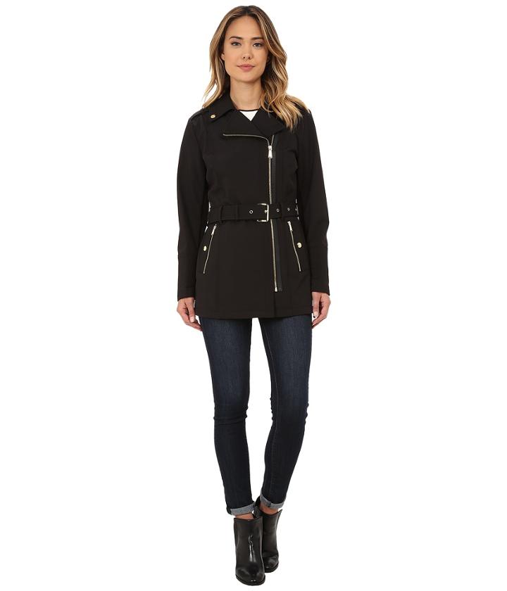 Michael Michael Kors - Asymmetrical Zip Soft Shell