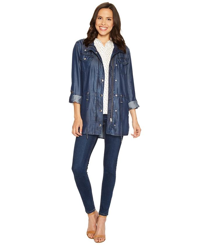 Nydj - Indigo Tencel Anorak Jacket