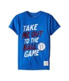 The Original Retro Brand Kids - Take Me Out To The Ball Game Heathered Short Sleeved Tee
