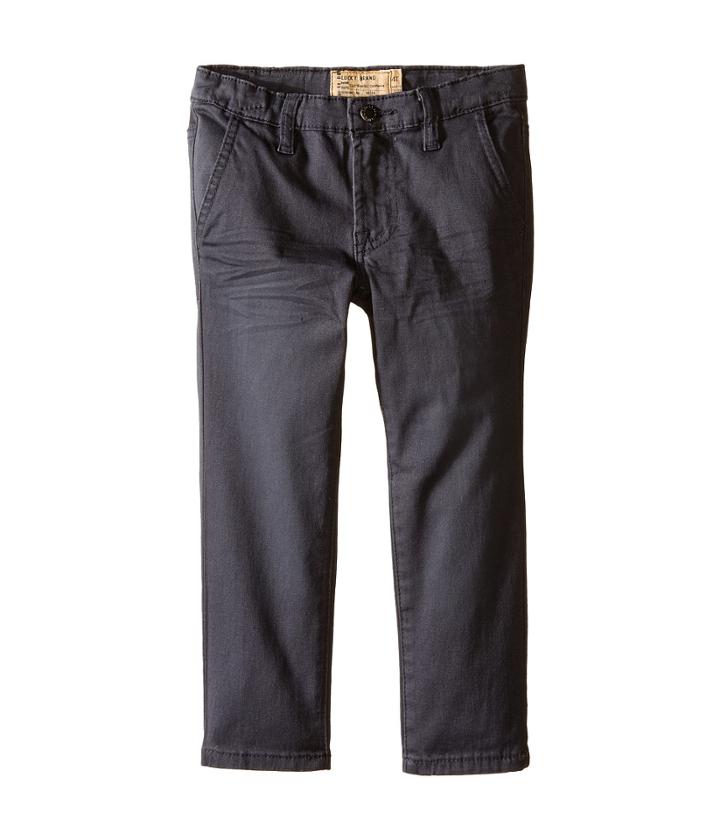 Lucky Brand Kids - Slim Fit Twill Pants W/ Slash Front Pockets