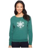 Life Is Good - Snowflake Hearts Go-to Crew