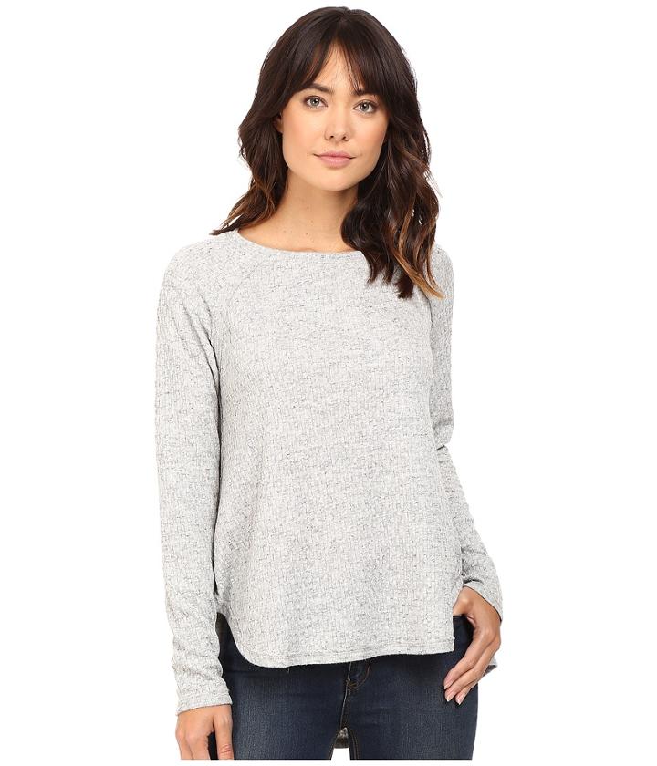Heather - Basket Jacguard Raglan Pullover