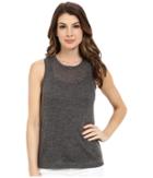 Blank Nyc - Muscle Tee With Overlapping Racerback Detail