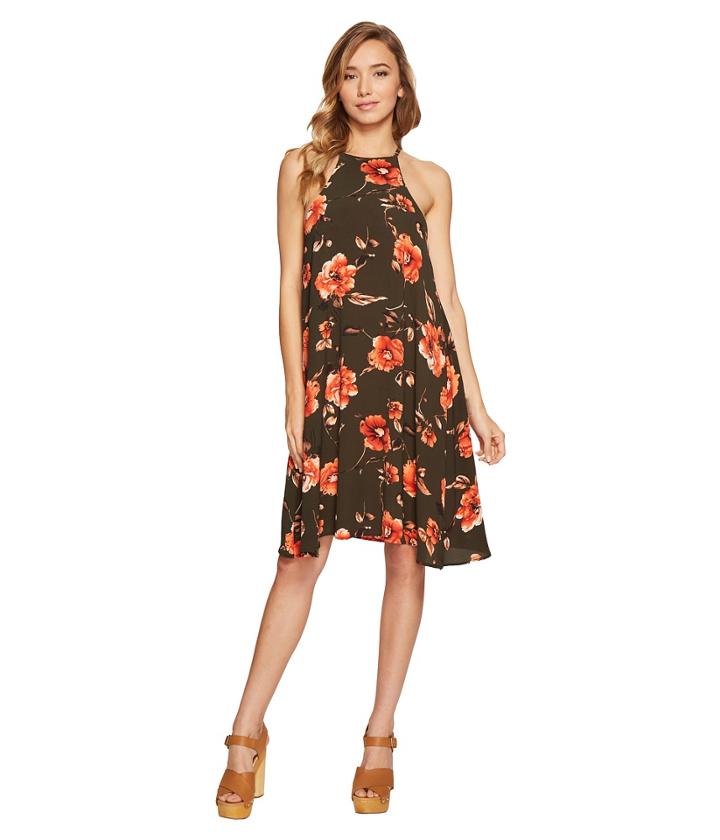 Brigitte Bailey - Carey High Neck Spaghetti Strap Dress