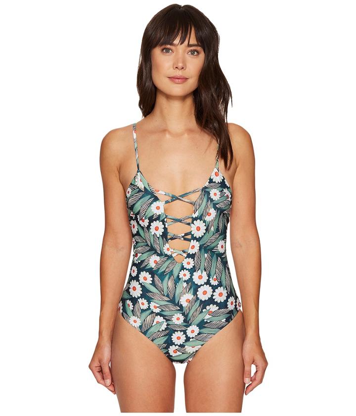 Mara Hoffman - Daisy Crisscross Front One-piece