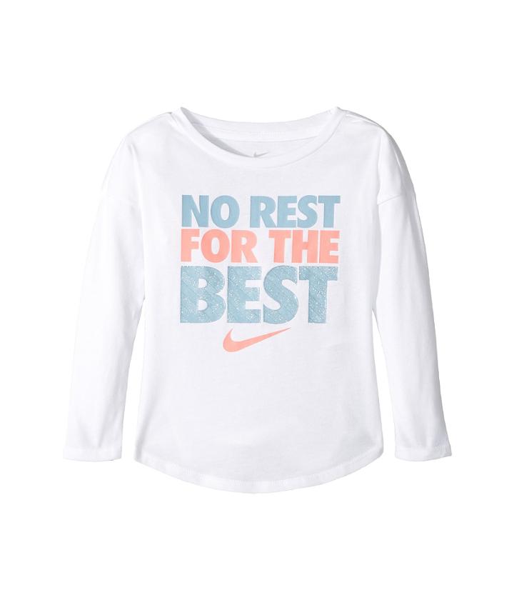 Nike Kids - No Rest For The Best Long Sleeve Tee