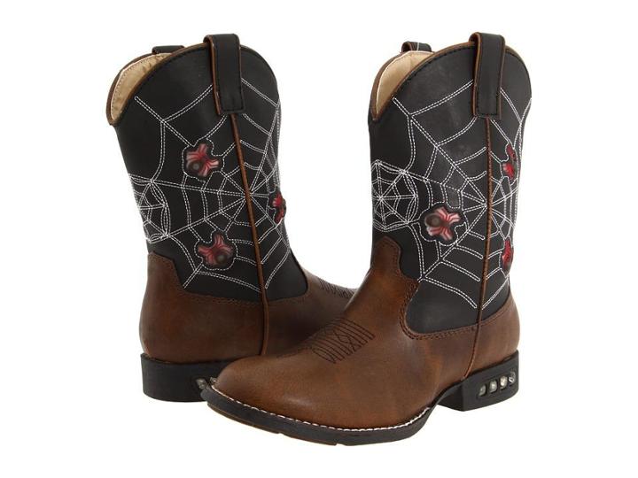 Roper Kids Spider Lighted Cowboy Boots