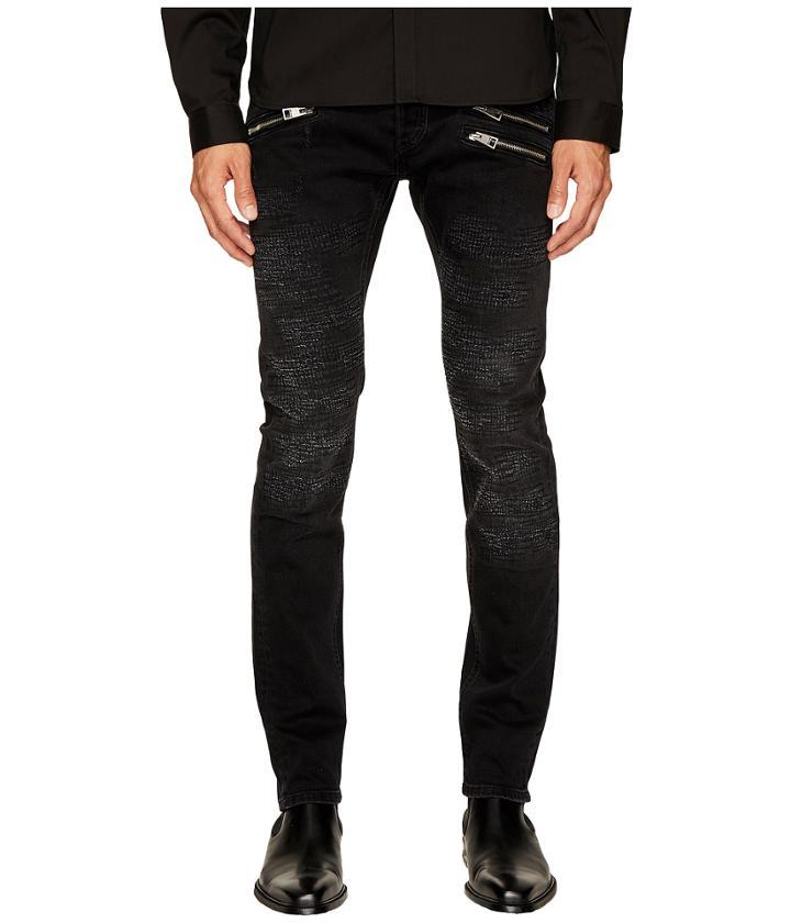 Just Cavalli - Destroyed Zipper Jeans