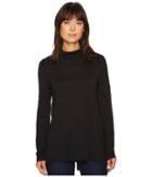 Mod-o-doc - Slub Jersey Long Sleeve Turtleneck Tee With Back Slit