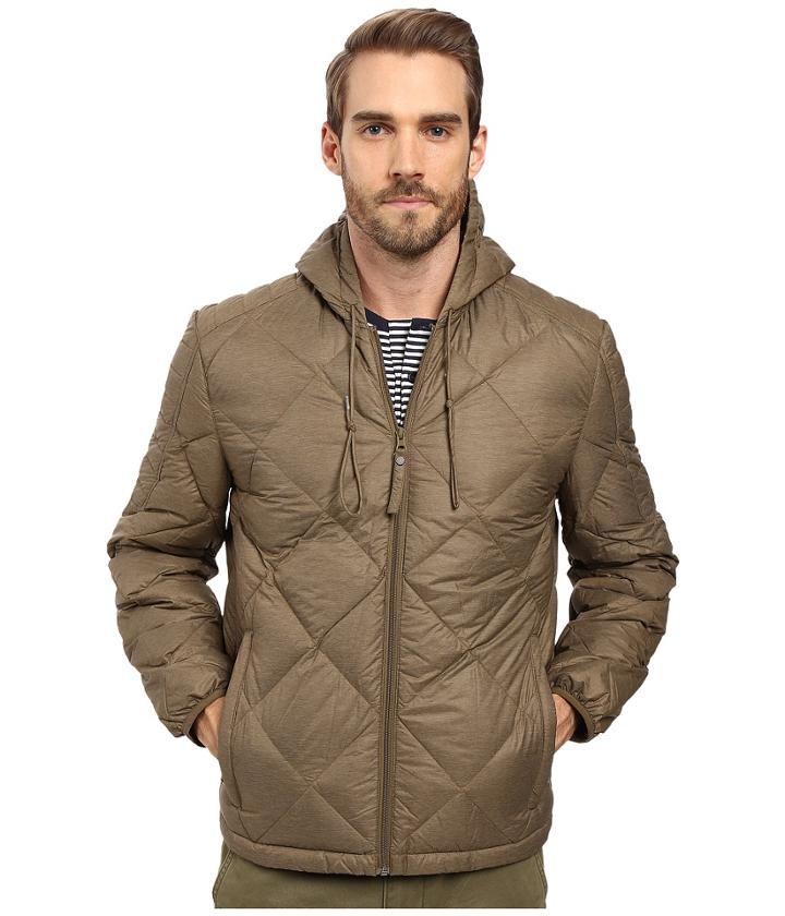 Marc New York By Andrew Marc - Appleton Melange Lightweight Packable Down Hoodie With Diamond Quilting