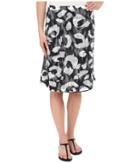 Nally &amp; Millie - Black And White Reversible Burnout Skirt