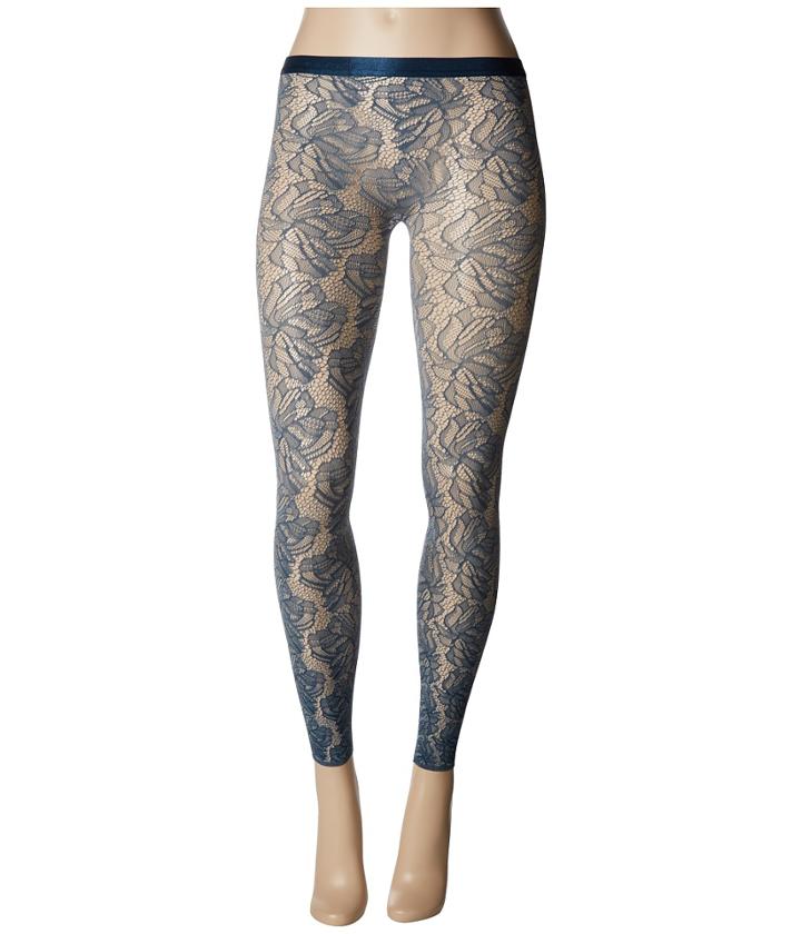 Falke - Orange Flower Leggings