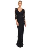 Adrianna Papell - Lace Raglan Gown