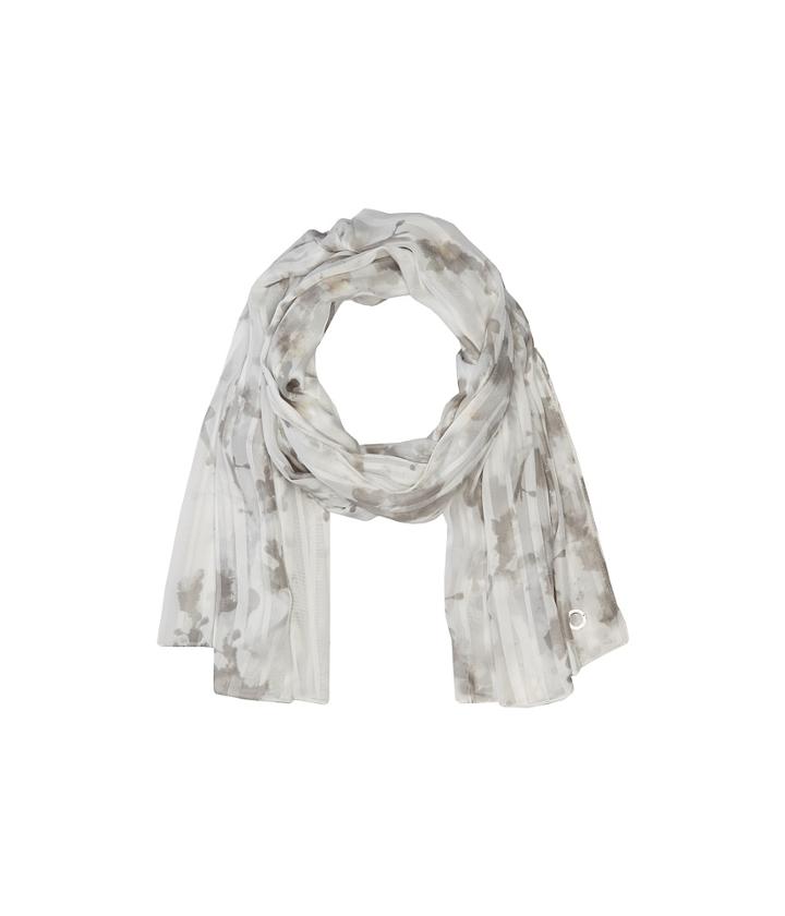 Calvin Klein - Watercolor Vine Shadow Stripe Scarf