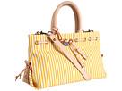 Dooney &amp; Bourke - Db Stripes Tassel Tote (sunflower/natural Trim) - Bags And Luggage