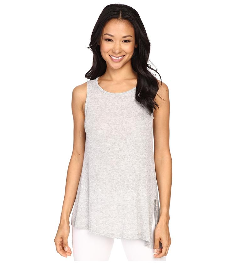 Bobeau - Effie Split Asymmetric Knit Tank Top