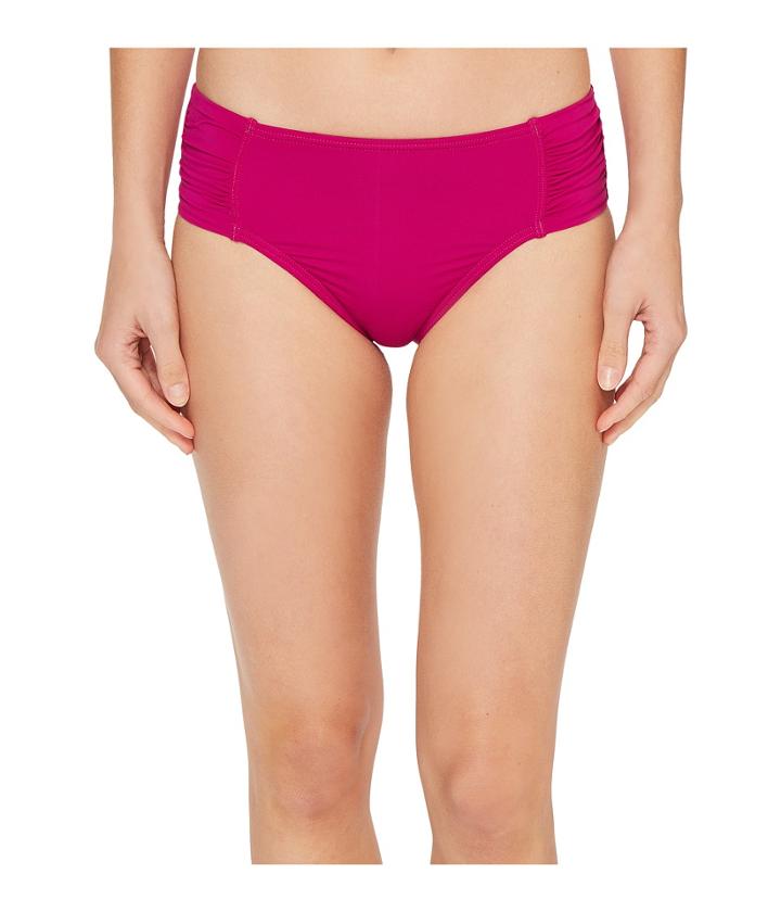 Tommy Bahama - Pearl High-waist Side-shirred Bikini Bottom