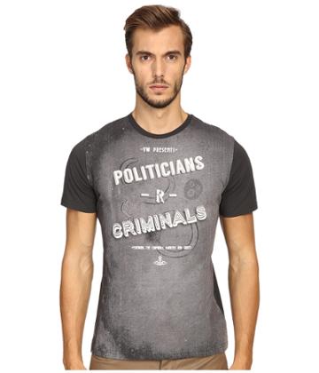 Vivienne Westwood - Politician -r- Criminals T-shirt