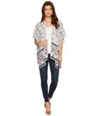Bindya - Navy Paisley Mix Kimono
