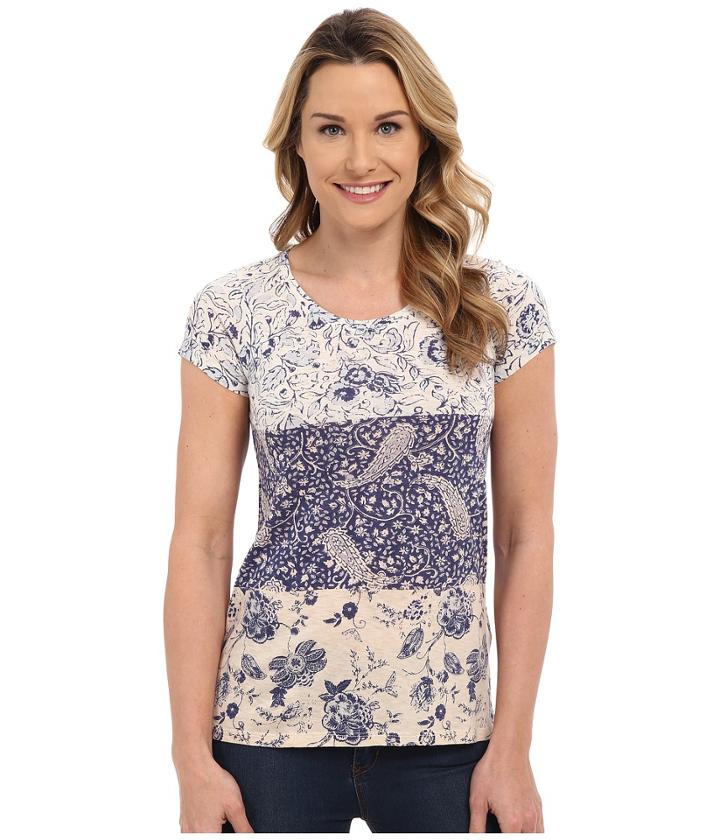 Lucky Brand - Mixed Print Tee