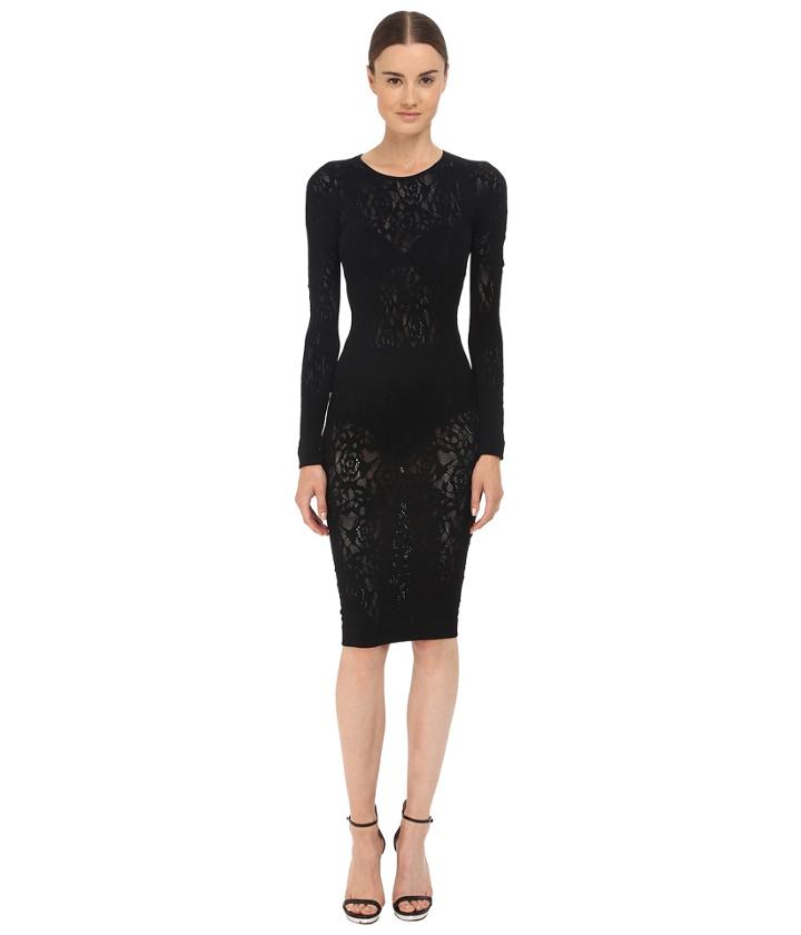 Mcq - Stripes Mesh Dress