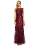 Adrianna Papell - Long Sequin And Embroidered Gown