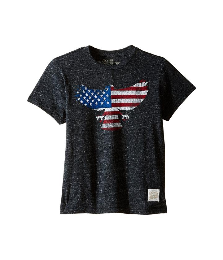 The Original Retro Brand Kids - Tri-blend Short Sleeve American Eagle Tee
