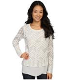 Lucky Brand - Chevron Shine Sweater