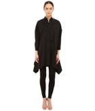 Neil Barrett - Drapped Wide Oversize Popeline Top