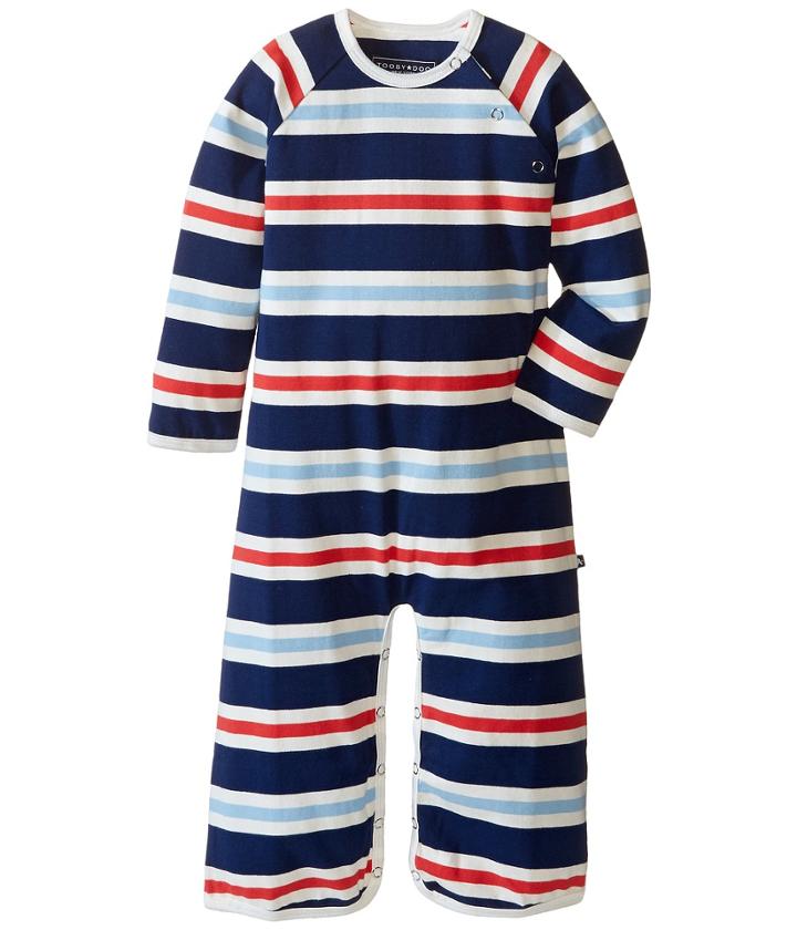 Toobydoo - Navy/white/red Long Sleeve Jumpsuit