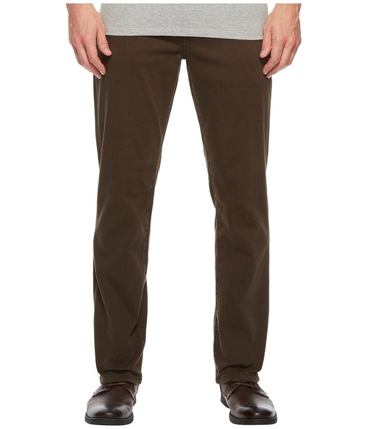 Liverpool - Relaxed Straight Stretch Denim Jeans In Black Olive