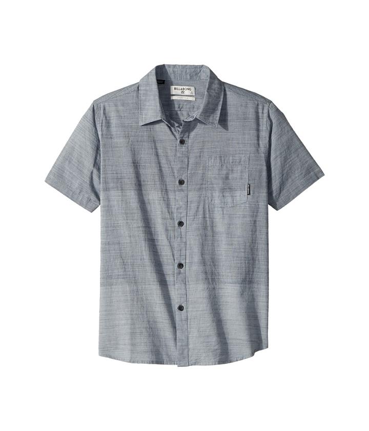 Billabong Kids - Faderade Short Sleeve Woven Top