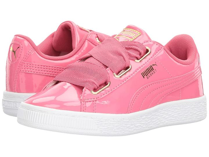 Puma Kids - Basket Heart Patent Gold