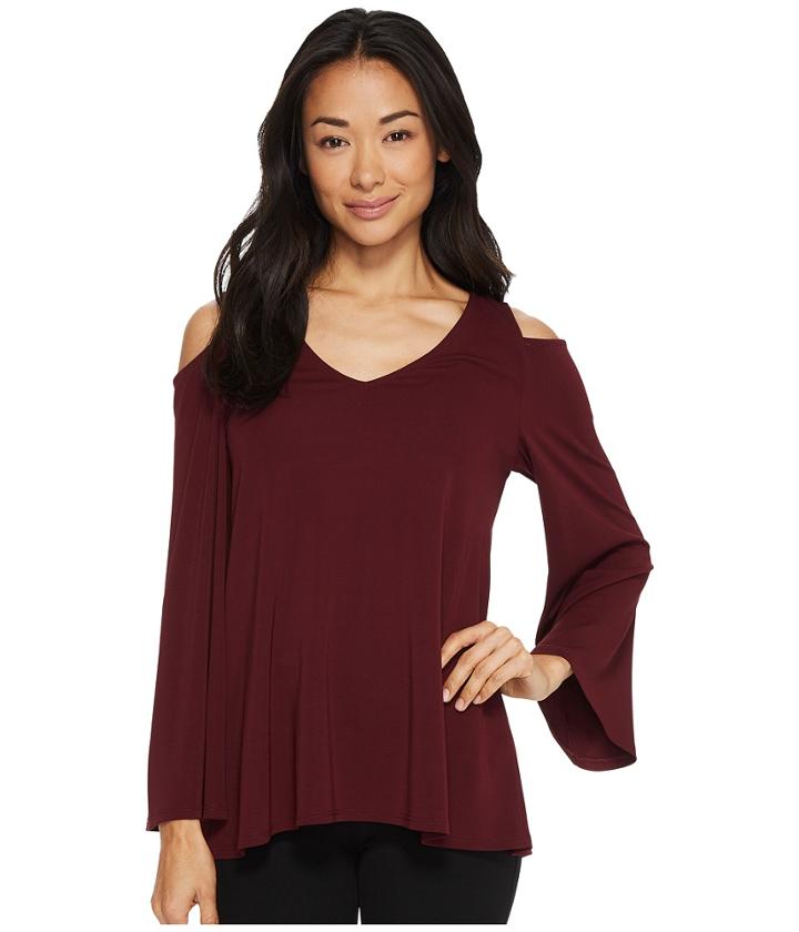 Karen Kane - Cold Shoulder Bell Sleeve Top