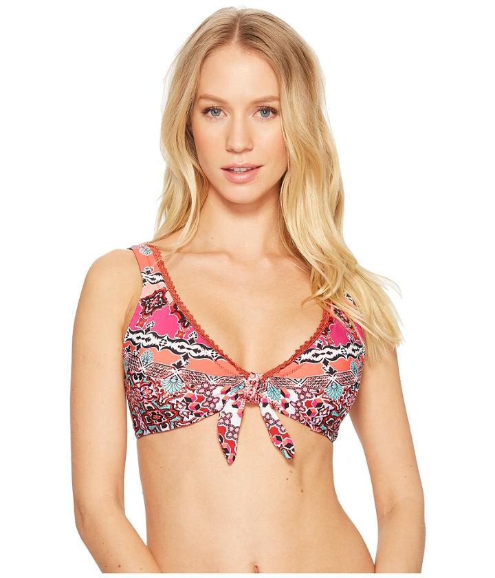 Laundry By Shelli Segal - Mystic Tiles Knotted Bikini Top