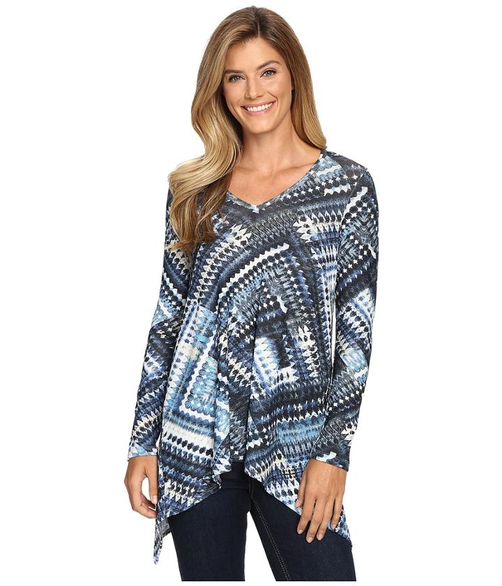 Karen Kane - Blue Diamond Hi-lo Top
