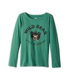 Life Is Good Kids - Wild Bear Long Sleeve Crusher Tee