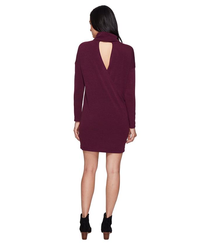 Culture Phit - Lorah Cowl Neck Open Back Shift Dress