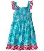 Hatley Kids - Tropical Ocean Smocked Dress