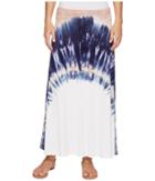 Tribal - Soft Jersey Printed Maxi Skirt In Camelia