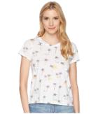 Lucky Brand - All Over Palm Tree Tee