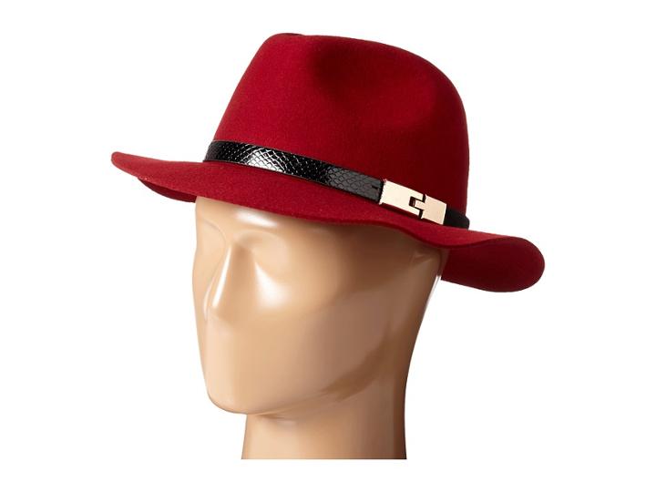 San Diego Hat Company - Wfh7968 Adjustable Fedora With A Gold Buckle