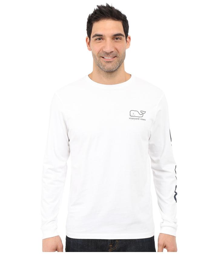 Vineyard Vines - Long Sleeve Mini Whale Flag T-shirt