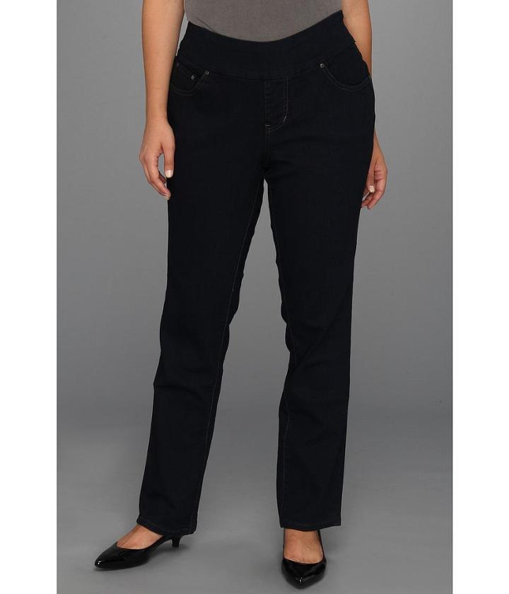 Jag Jeans Plus Size Plus Size Pull-on Straight In After Midnight