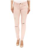 Ag Adriano Goldschmied - The Leggings Ankle In Sun Faded Distressed Sandy Rose
