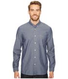 Lacoste - Long Sleeve Bold Chambray Denim W/ Contrasted Stitch