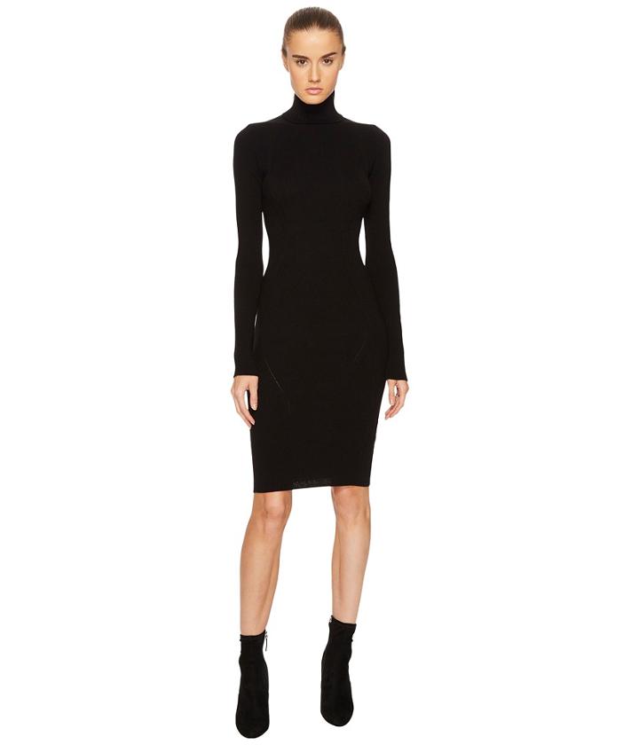 Dsquared2 - Knit Turtleneck Long Sleeve Dress