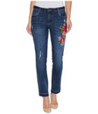 Kut From The Kloth - Reese Ankle Straight Leg In Premier W/ Dark Stone Base Wash