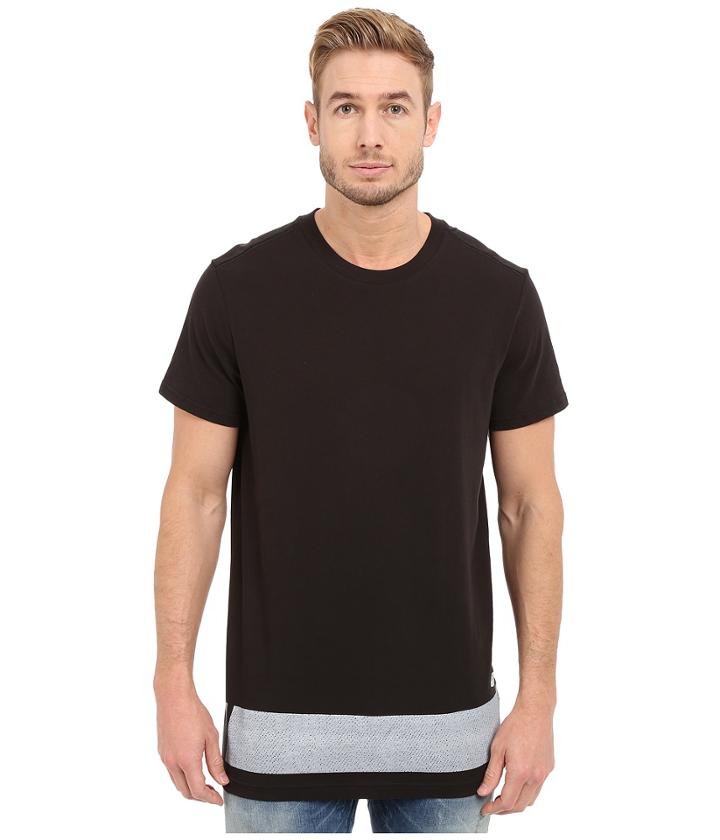 G-star - Stonum Short Sleeve Crew Neck Long Tee In Compact Jersey
