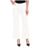 Paige - Classic Milo Cropped Flare In Optic White